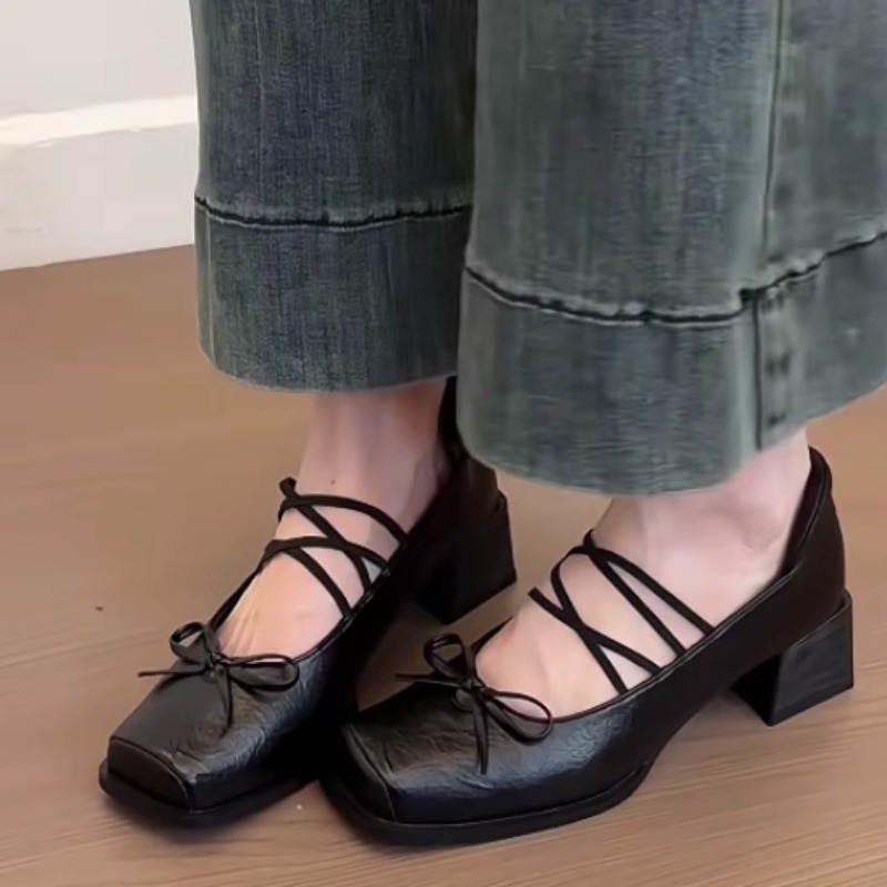Women'S Shoes In Size 12 - Single Shoes Fashion New Square Toe