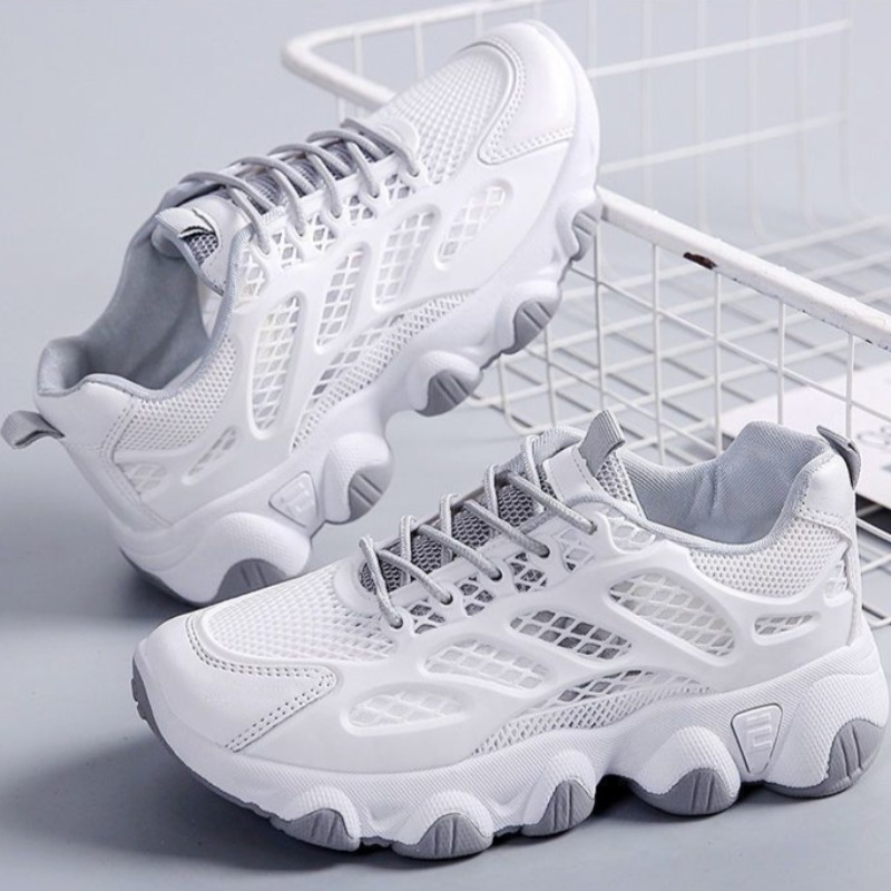 Women'S Shoes Running Sports - Breathable Mesh Chunky Sneakers Outdoor Sports