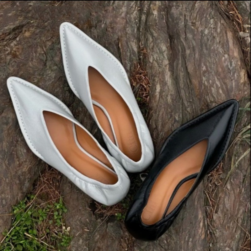 Women Shoes Mules - 2025 New Pointed Toe Single Shoes