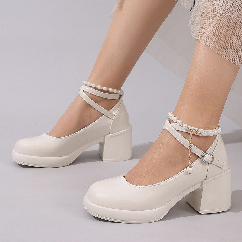 Women'S Shoes Round Toe - New Women Pumps Shoes Fashion Cross