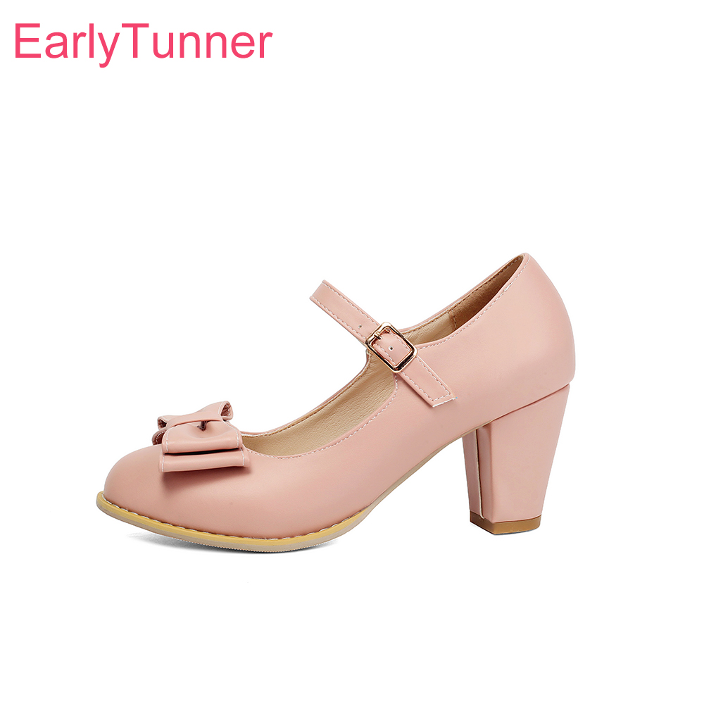Women'S Shoes In Size 12 - 2026 Autumn Lolita Pink Women Pumps