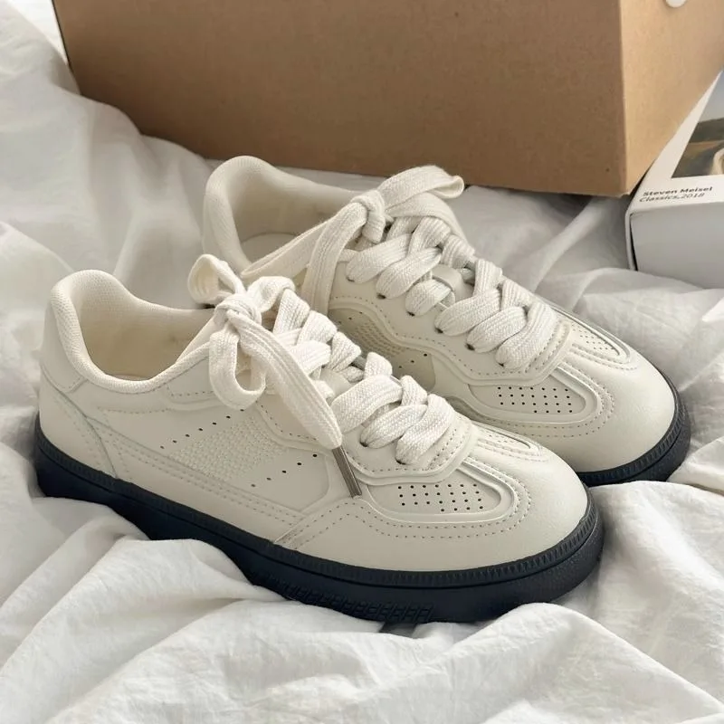 Women'S Shoes Running Sports - Fashion Breathable White Shoes Casual Fitness