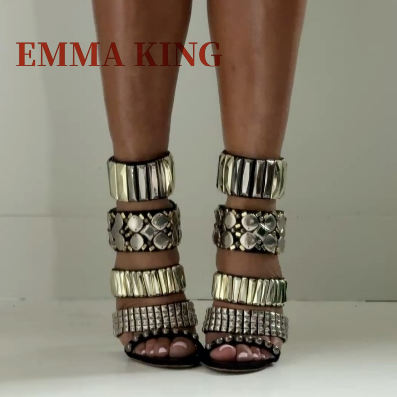 Black Embellished Ankle Strap  - Women Shoes Formal 评论和价格