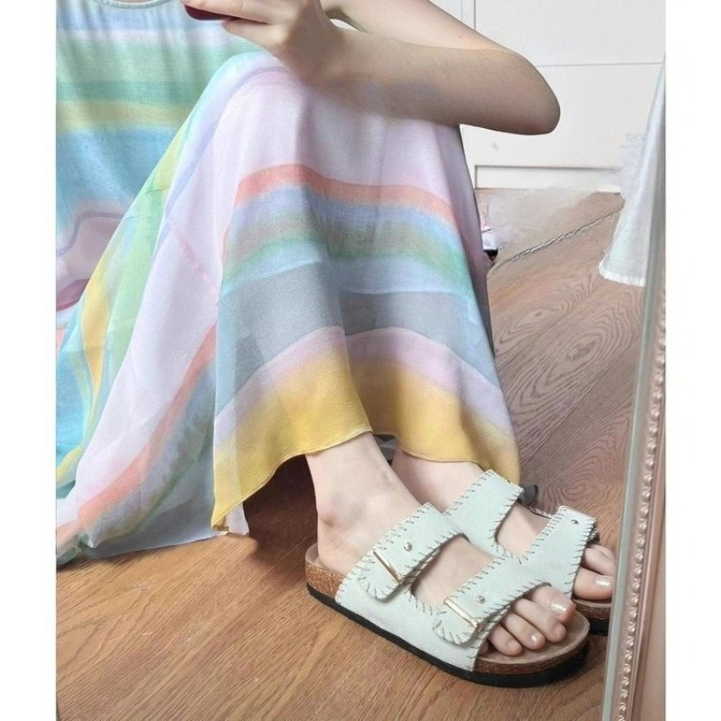 Women's Adjustable Strap Cork  - Cork Wedge Sandal 评论和价格