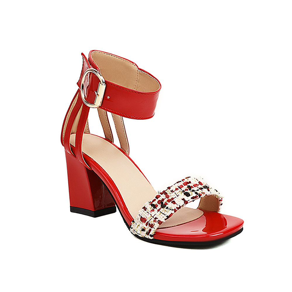 2026 Summer Tweed Ankle Strap  - Women'S Shoes In Size 12 评论和价格
