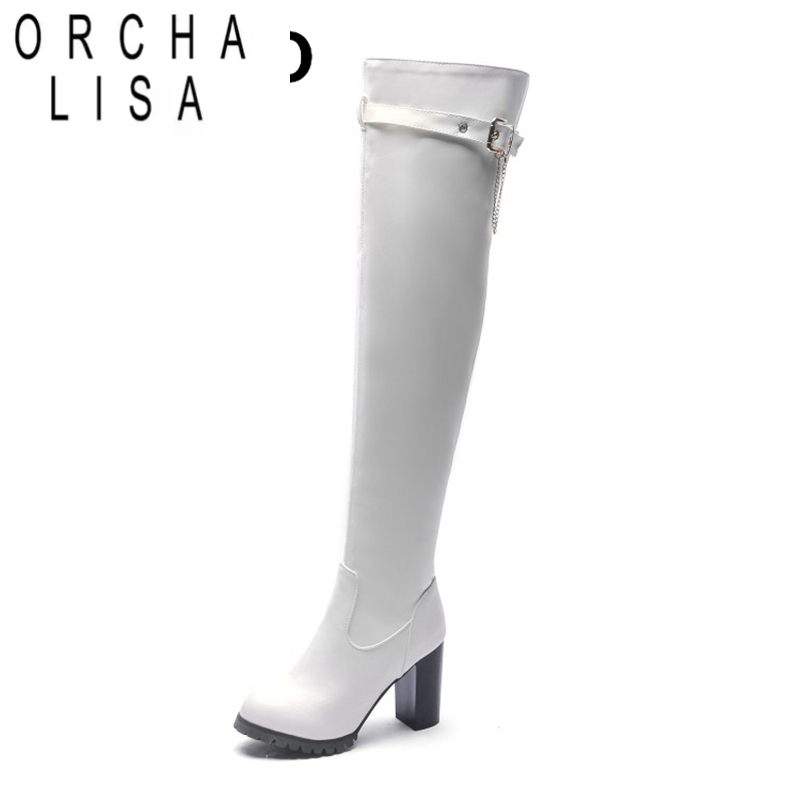 ORCHA LISA Big Size 33-50 Wome - Zip Up Boots Short 评论和价格