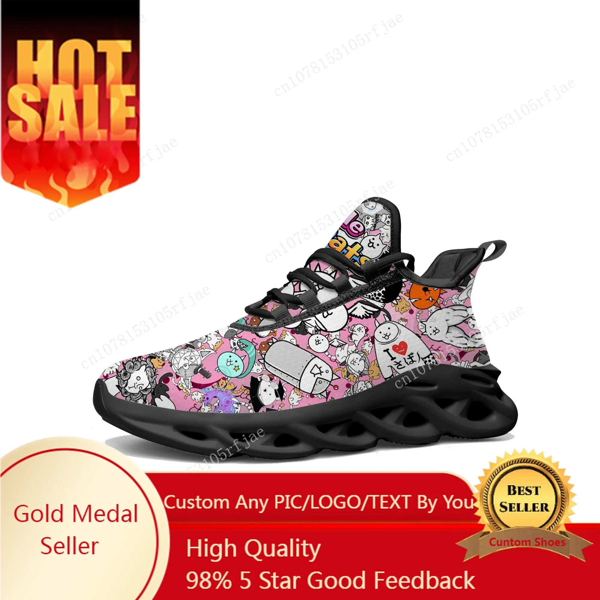 The Battle Cats Flats Sneakers - Women'S Shoes Running Sports 评论和价格