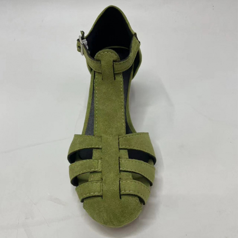 Women's Green Suede Kitten Hee - Women Shoes Formal 评论和价格