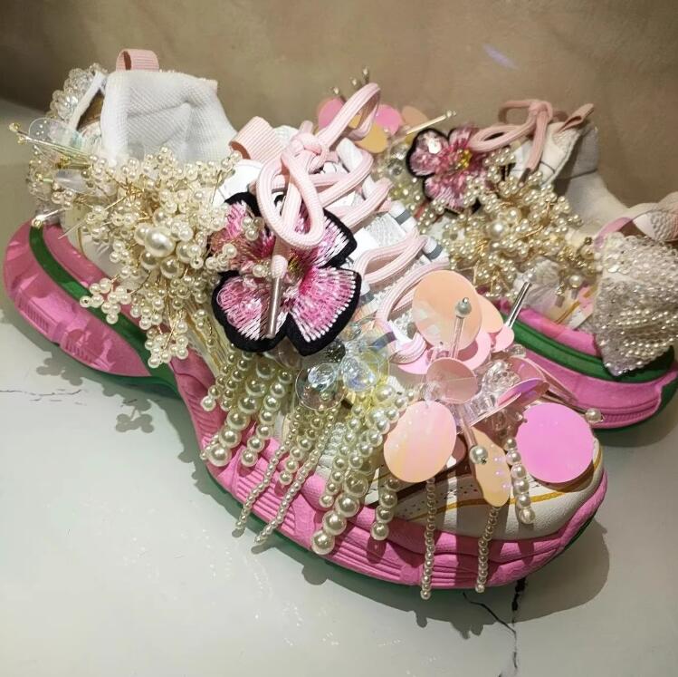 Princess style Pearl Beadings  - Women'S Shoes Com 评论和价格