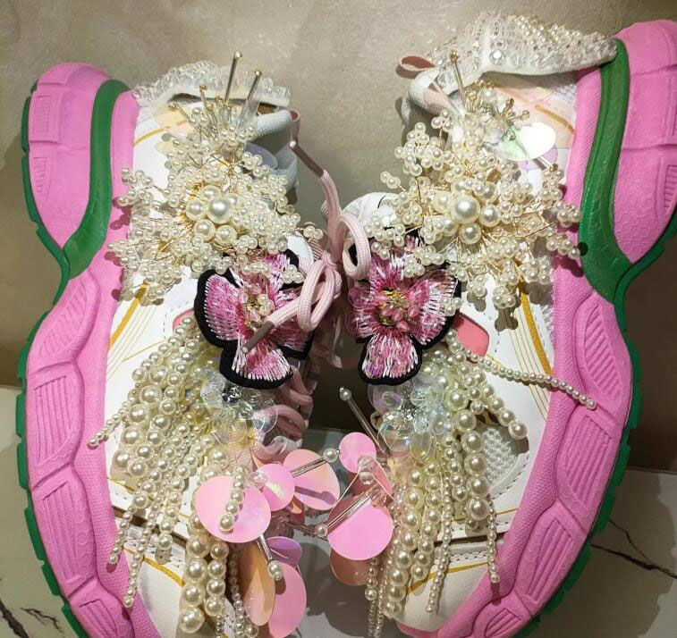Princess style Pearl Beadings  - Women'S Shoes Com 评论和价格