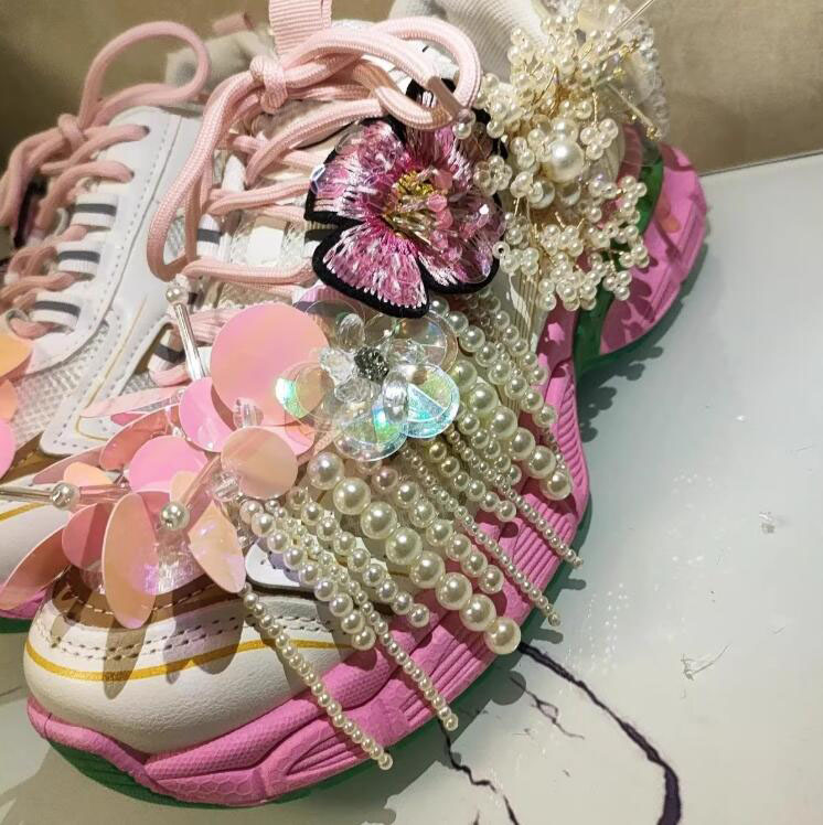 Princess style Pearl Beadings  - Women'S Shoes Com 评论和价格