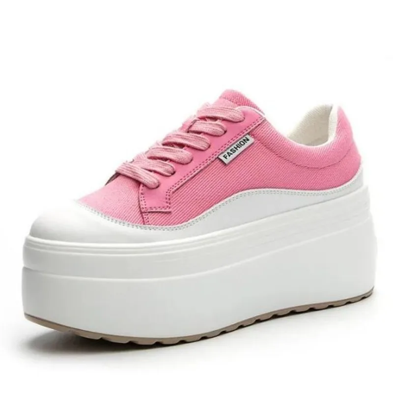 8cm New Canvas Genuine Leather - Women'S Shoes Com 评论和价格