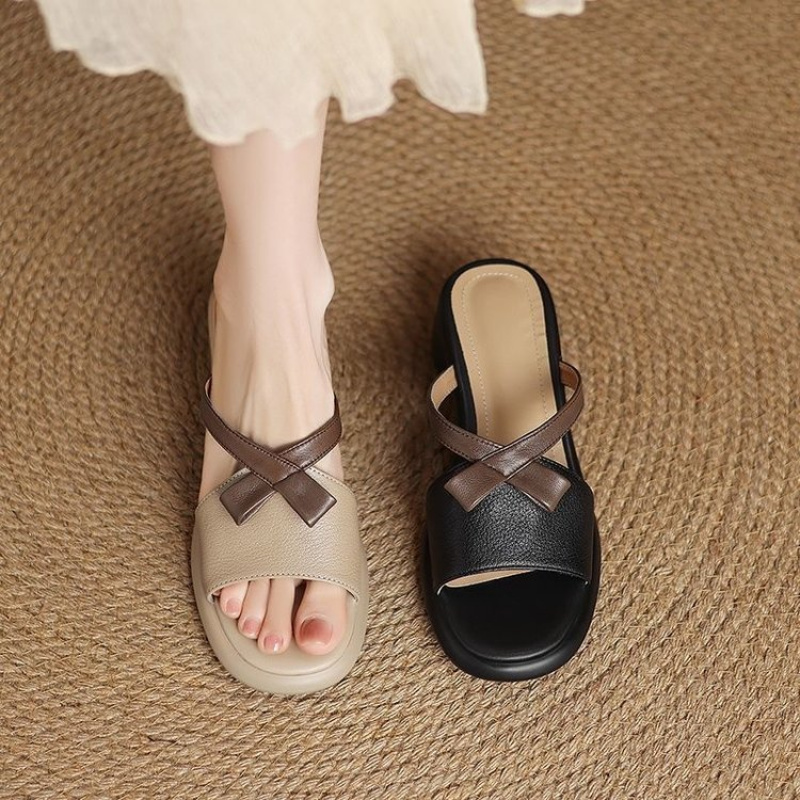 Women Mules Chunky Heels Sanda - Women Shoes Mules 评论和价格