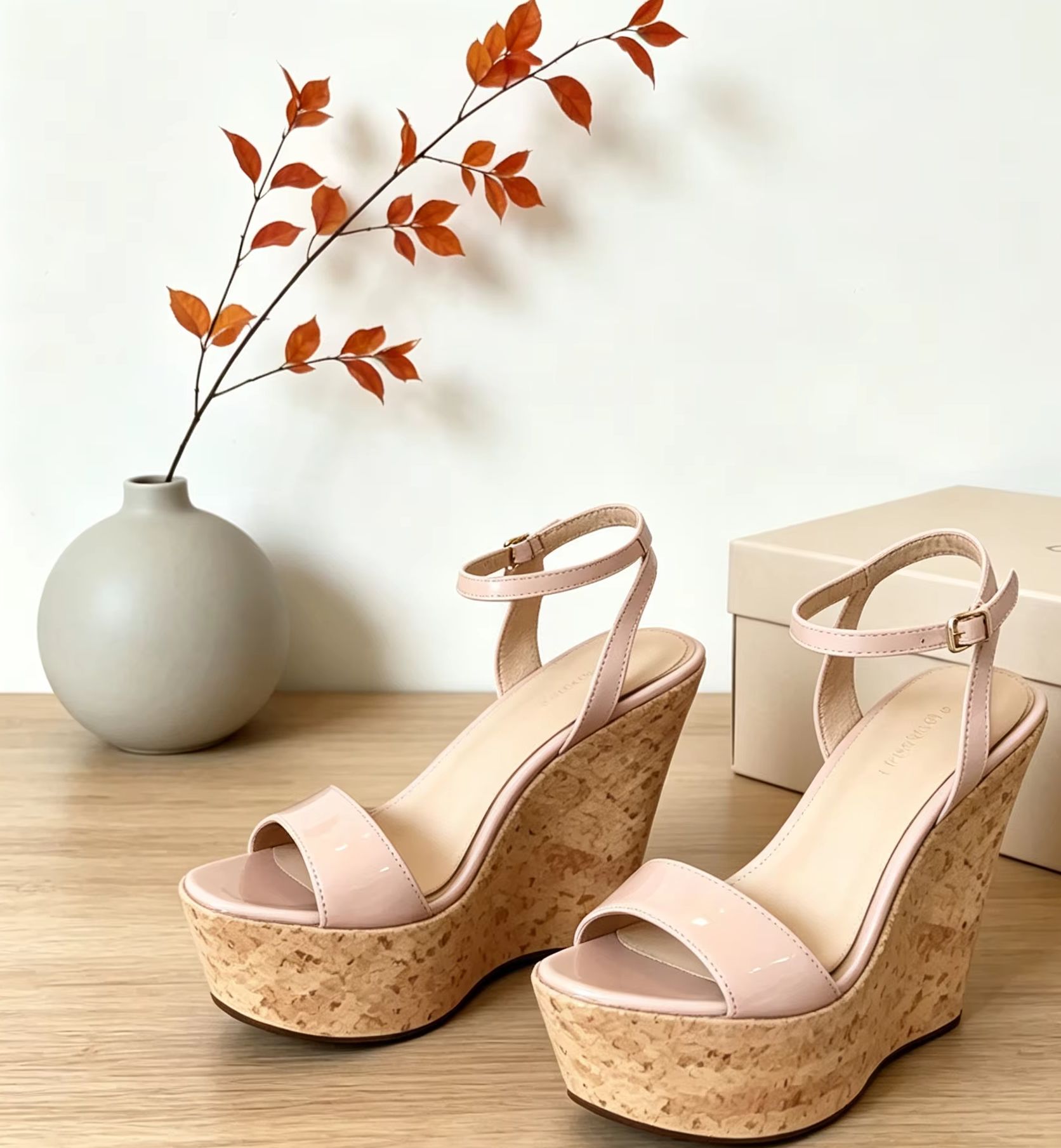 Cork Wedge Women Platform Sand - Cork Wedge Sandal 评论和价格