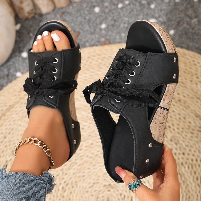Women's Sandals Wedge Open Toe - Cork Wedge Sandal 评论和价格