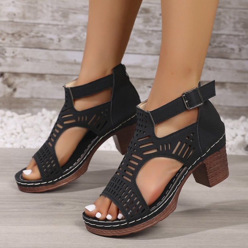 Roman Style Women'S Sandals Br - Cork Wedge Sandal 评论和价格