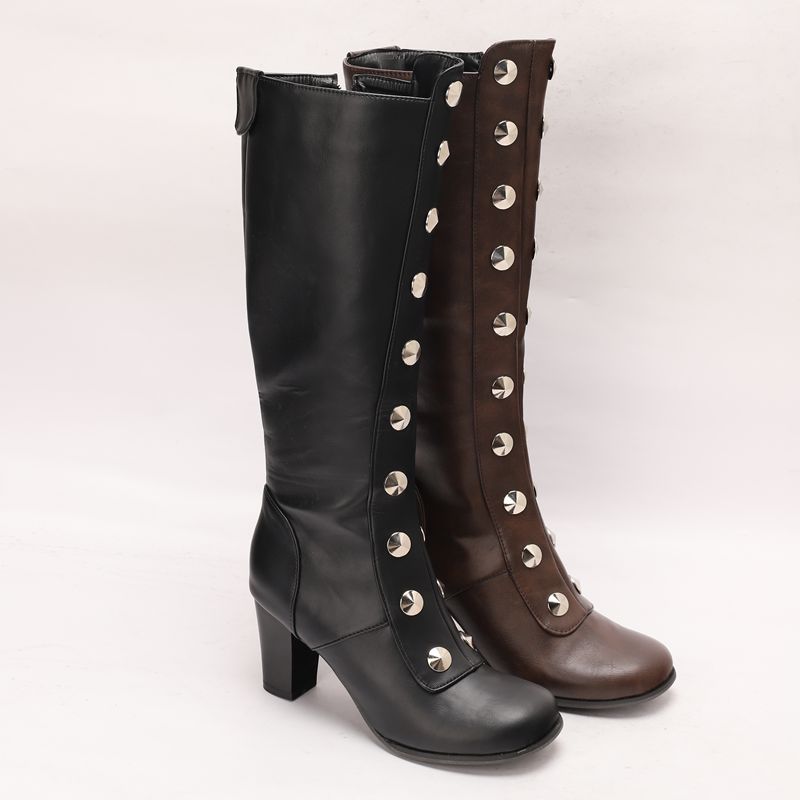 REAVE CAT Female Knee High Boo - Zip Up Boots Short 评论和价格
