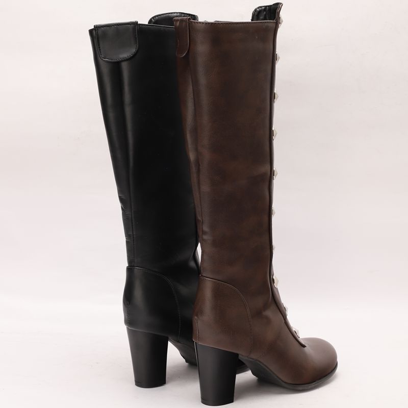 REAVE CAT Female Knee High Boo - Zip Up Boots Short 评论和价格