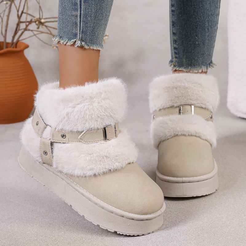 Plush Snow Boots Women's 2026  - Women'S Shoes In Size 12 评论和价格