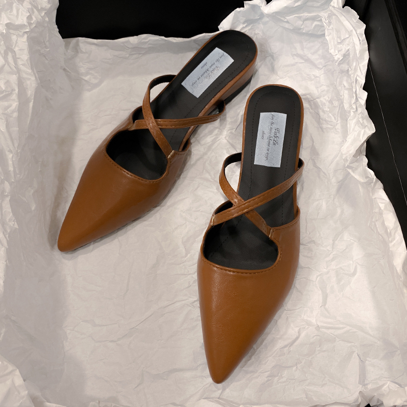 Women Flats Slippers Pointed T - Women'S Shoes In Size 12 评论和价格