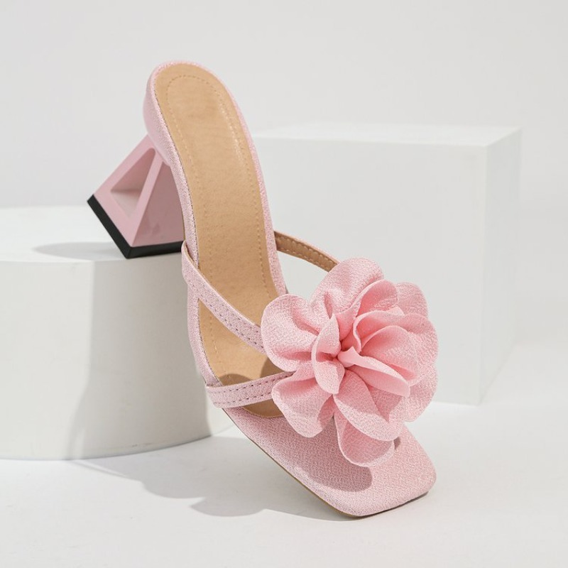 Womens 3D Flower Decor Sandals - Women Shoes Formal 评论和价格