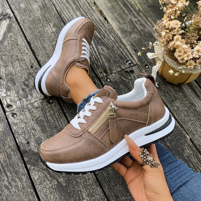 Casual Breathable Mesh Lace Up - Women'S Shoes Running Sports 评论和价格