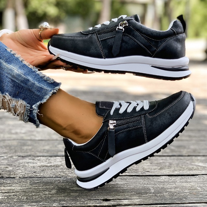 Casual Breathable Mesh Lace Up - Women'S Shoes Running Sports 评论和价格